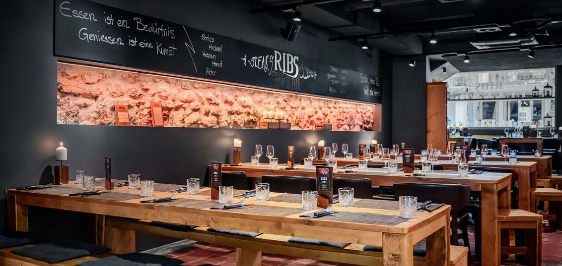 RIBS Steakhouse Thun mit gemütlichem Ambiente